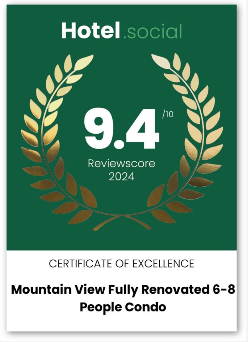 Mountain View Fully Renovated 6-8 People Condo 몽트랑블랑 외부 사진